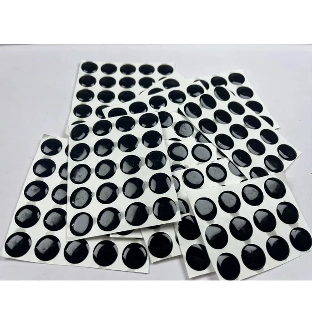 30/50/100pcs 14MM Car Remote Key Crystal Epoxy Stickers for Peug-eot Remote Control Logo Decals