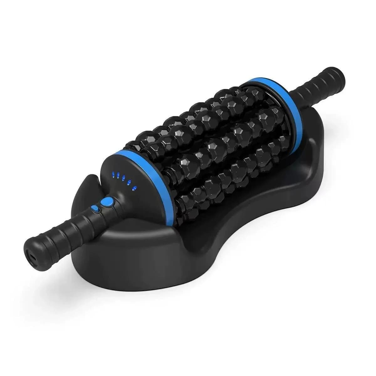 Professional massage device with electric foam roller for muscle relaxation