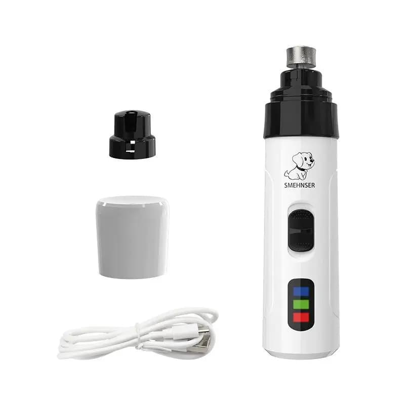 USB Charging Rechargeable Dog Nail Grinders LED Pet Nail Grinder Grooming Trimmer Tools Set Grooming Supplies For Home Pet Tool