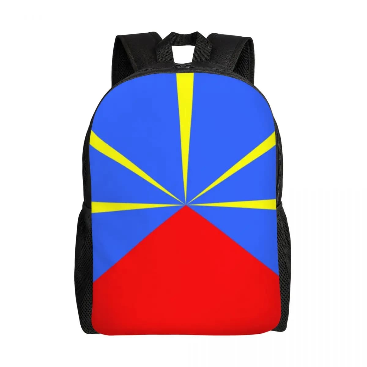 Zaino personalizzato 974 Reunion Island Flag per uomo donna School College Student Bookbag per Laptop da 15 pollici Reunionese Proud Bags