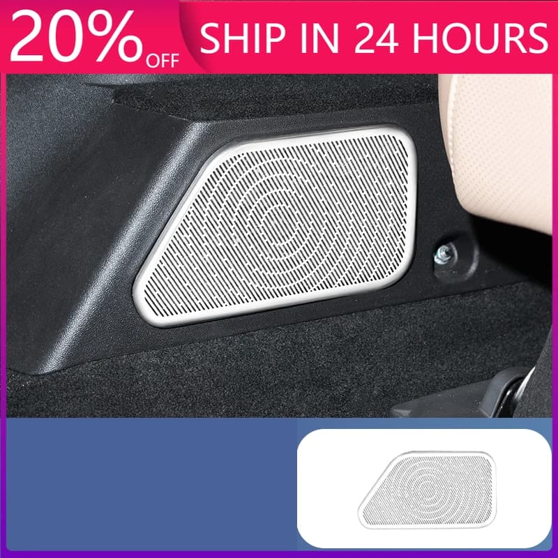 NEW For BYD Leopard 8 2024 2025 Car Third Row Seat Side Air Outlet Dust Cover Stainless Steel Air Conditioner Mask Auto Accessor