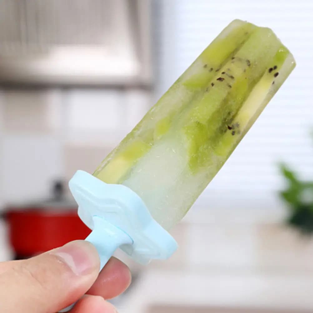 Set di Stampi per Gelato Fai-da-Te, Creativi Stampi in Plastica Facili da Pulire e Resistenti alle Basse Temperature per Gelati Fatti in Casa