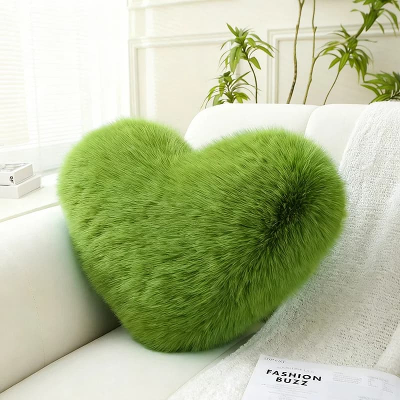 Cuscino in peluche bifacciale a forma di amore, sedia, divano, cuscino, camera da letto, finestra a bovindo, decorazione della testiera, stile nordico