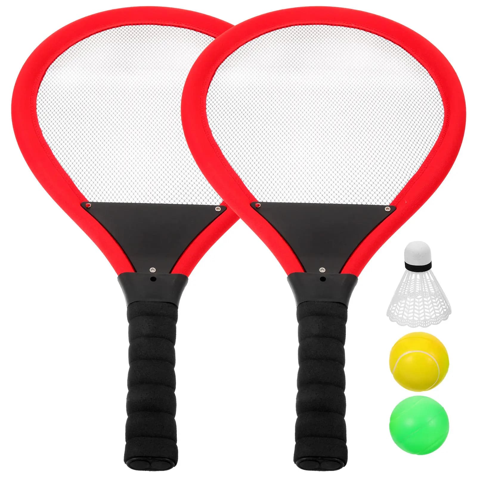 Set da Tennis Portatile per Bambini, Racchetta Allargata per Sport all'Aperto, Set da Allenamento con Palla