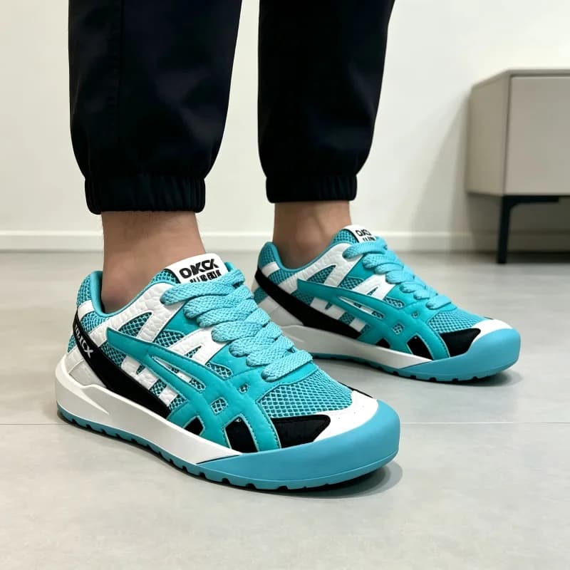Men Breathable Mesh Retro Casual Sneakers Non Slip Shoes for Gym Workout Daily Commute School Beach Holiday All Season Footwear