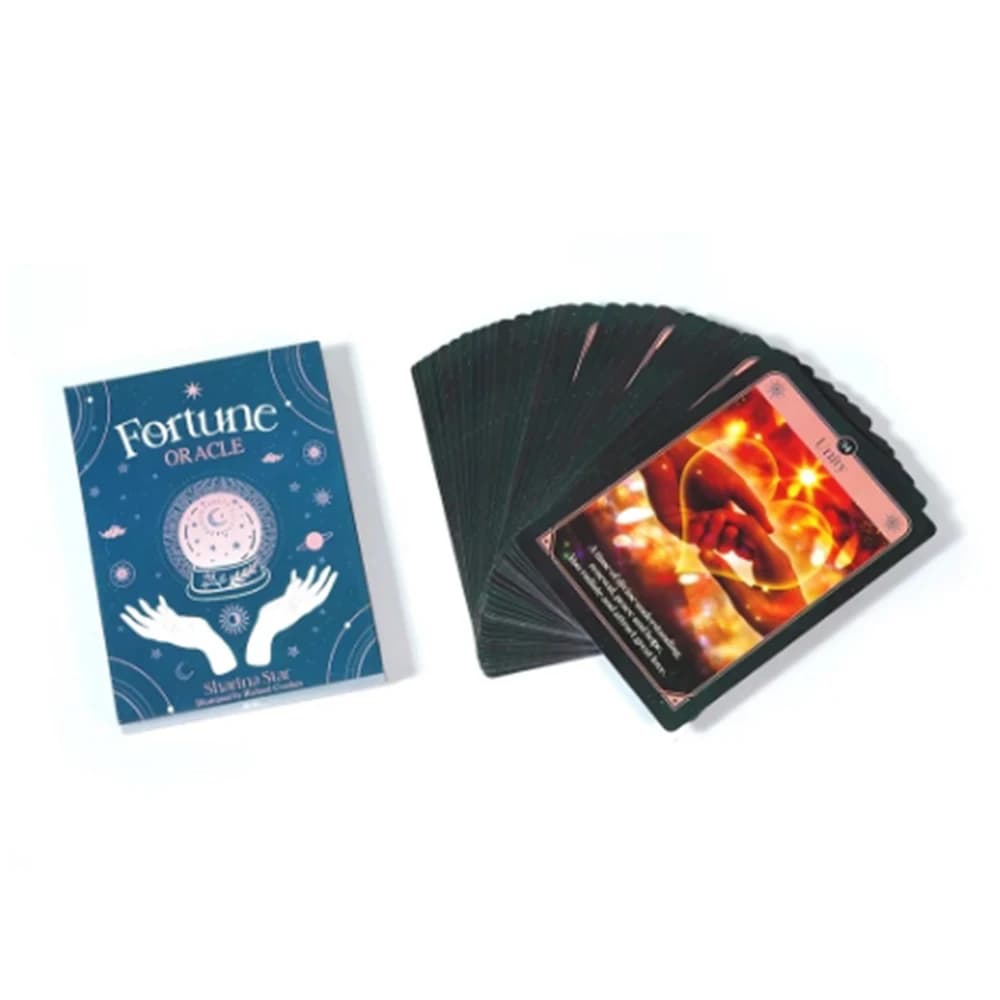 Le carte Oracle della fortuna di Sharina Star card contengono una guida alle messaggi personali o spirituali nel sentiero della tua vita