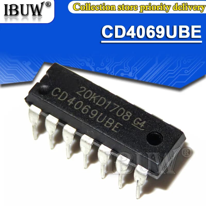 10 pezzi CD4069UBE DIP14 CD4069 DIP-14 DIP