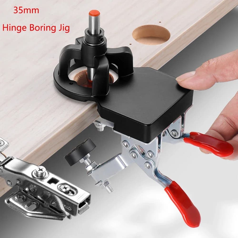 Hole Drilling Track for Wood Mask 35mm Hinge Harnessing Mask Efficient Model Installation of Door Lock