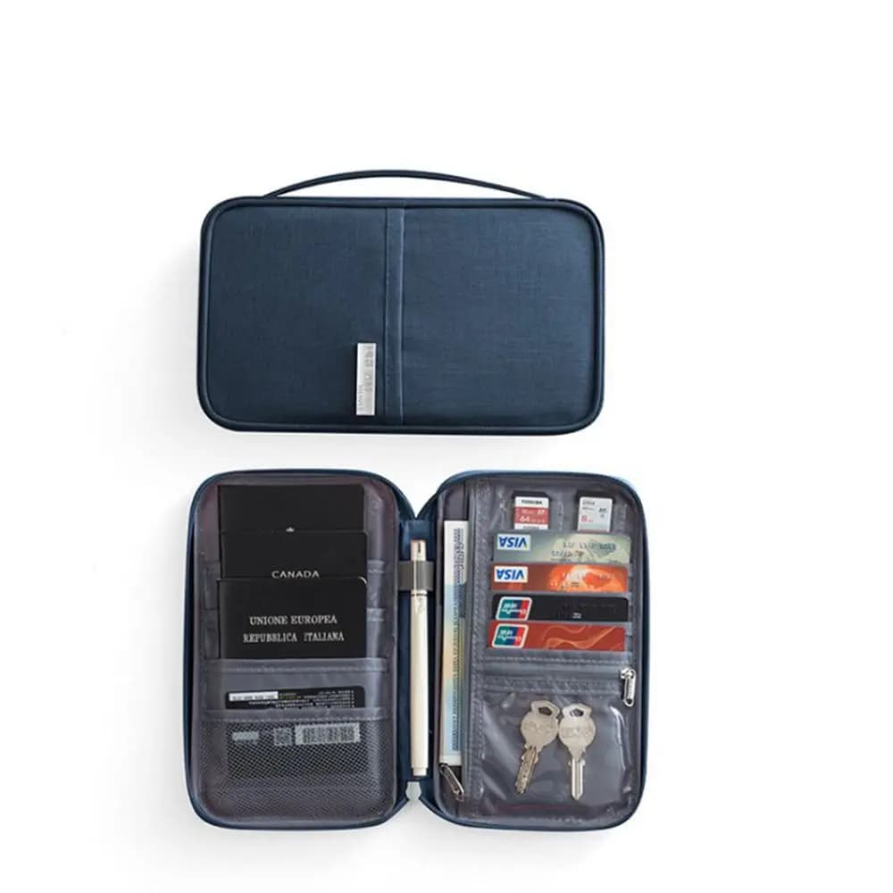 Oxford Creative ID Case Organizer Bag Waterproof Card Slots Cardholder Family Passport Cover Case Passport Holder