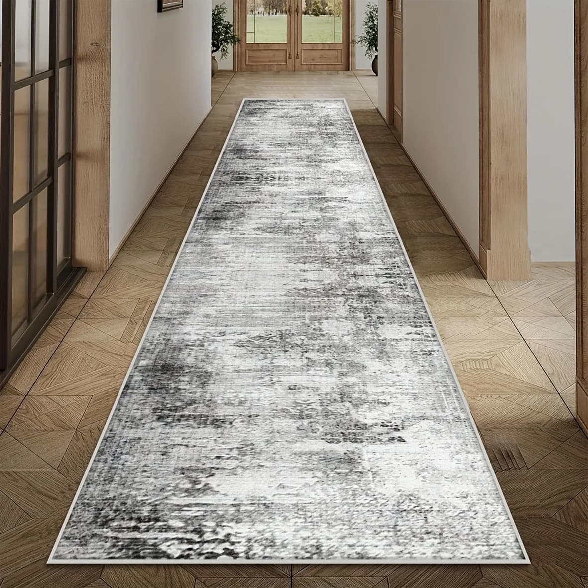 VIKAMA Abstract modern carpet for hallway Anti-slip carpet for kitchen Bedroom Entrance fee Interior decoration