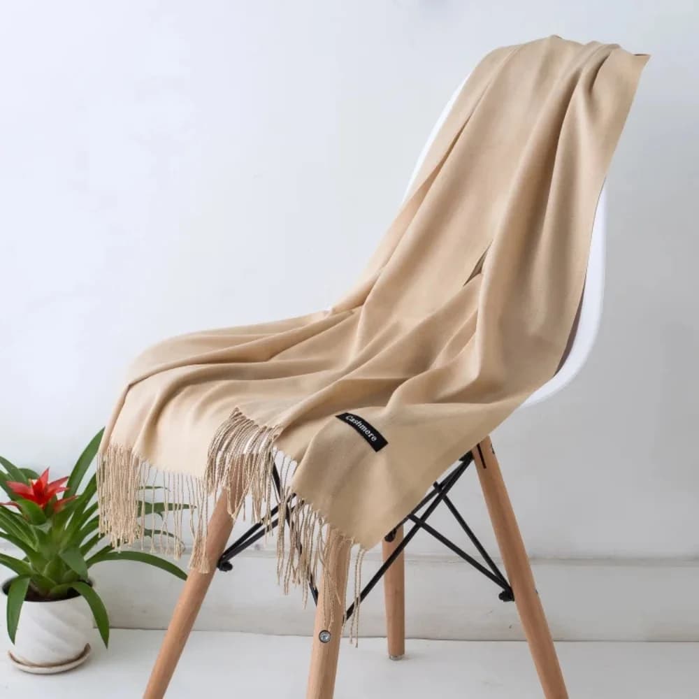 2024 moda inverno donna sciarpa scialli sottili e impacchi signora Solid femminile Hijab stole lungo Cashmere Pashmina Foulard sciarpe testa