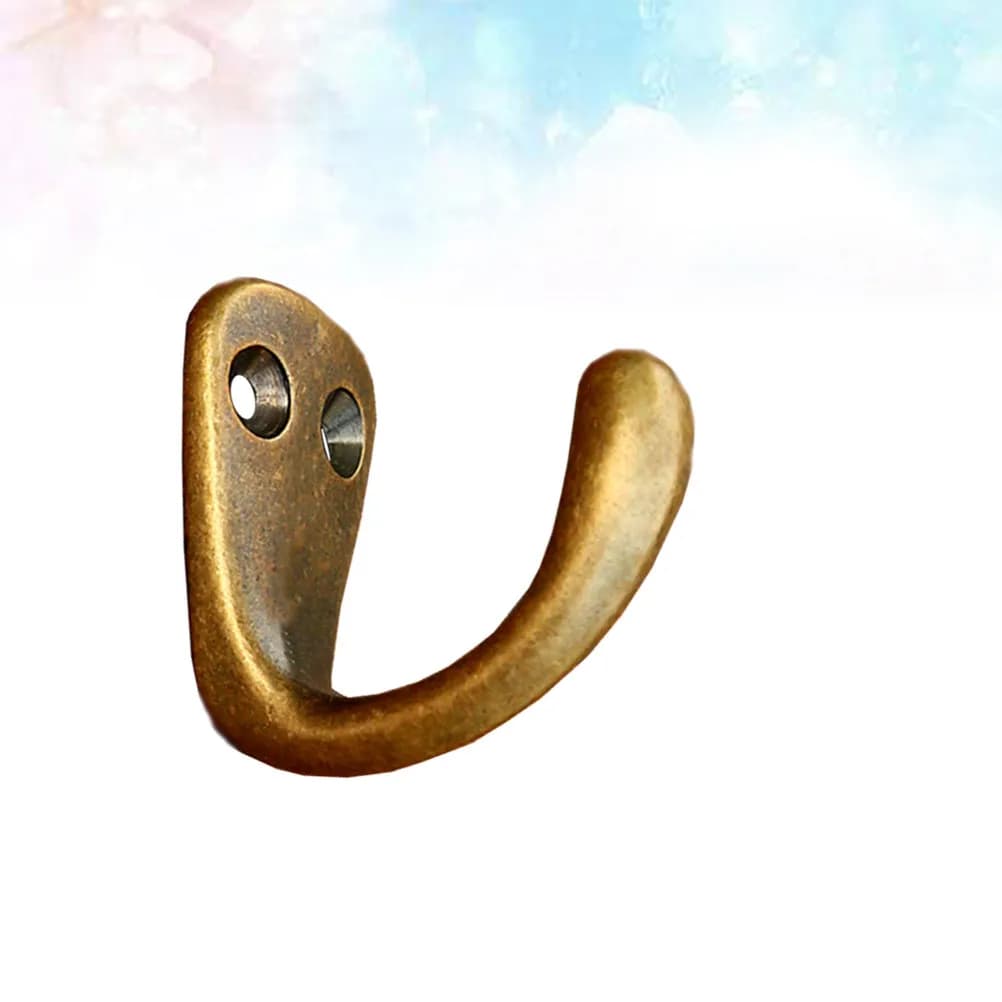 Solid Copper Wall Mounted Hanging Hook Multifunctional Heavy Duty Clothes Coat Towel Hat Umbrella Key Hanger Modern Design Clean