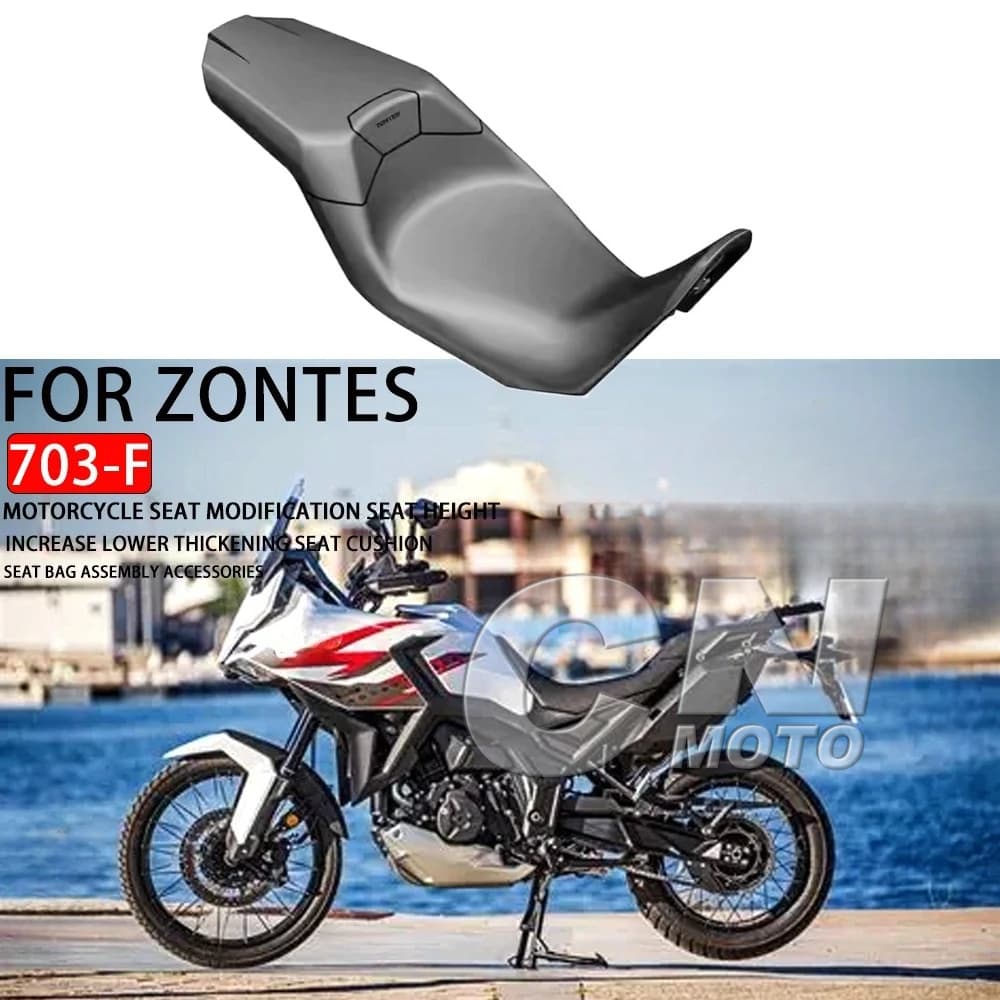 Seat cushion accessories and seat bag modified for lift, lifting, lowering and thickening of motorcycle seat FOR ZONTES 703-F 703F