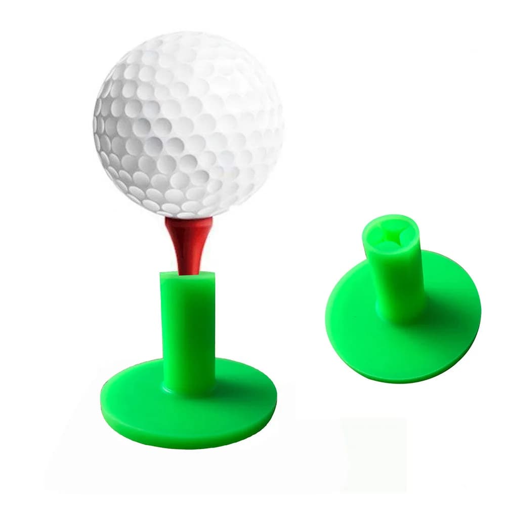 Crestgolf Set di 3 Tee da Golf in Gomma Resistente 1,5"/ 38MM, Supporto per Palline da Golf, Accessori per Allenamento Golf