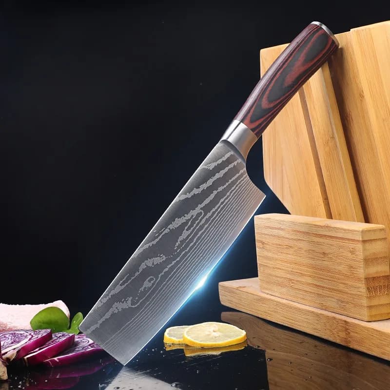 Stainless steel mirror cook knife, sliced knife for domestic use, women's knives, fruit knife, sharp kitchen knife