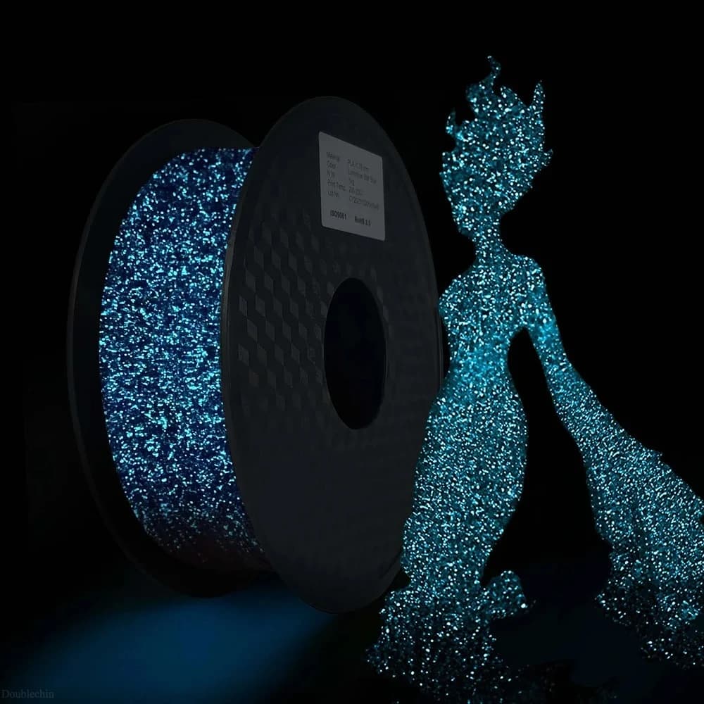 Glow in the Dark PLA Filament 1.75mm Luminous 3D Printer Filament for FDM 3D Printers 250g 500g 1kg