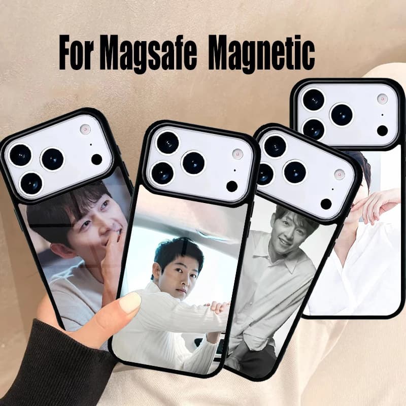 Cover Magnetica Wireless Magsafe Vincenzo Cassano Kdrama Hot per iPhone 17 Air 16e 15 14 13 12 11 Pro Max Plus