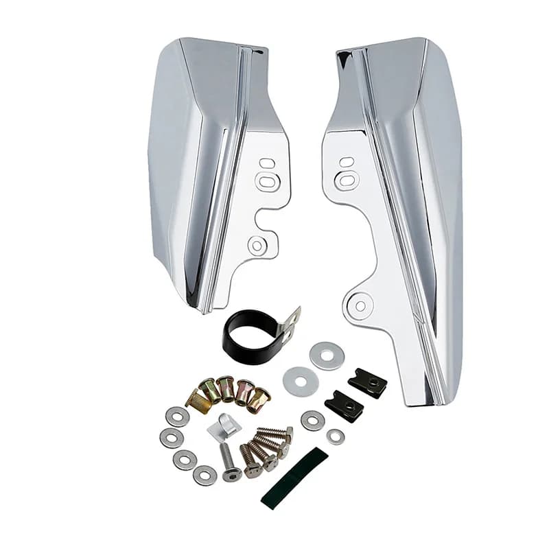 Motorcycle Mid Frame Air Deflector For Harley Touring Road King Electra Street Glide FLHR FLTR 2001-2008 Chrome Black ABS