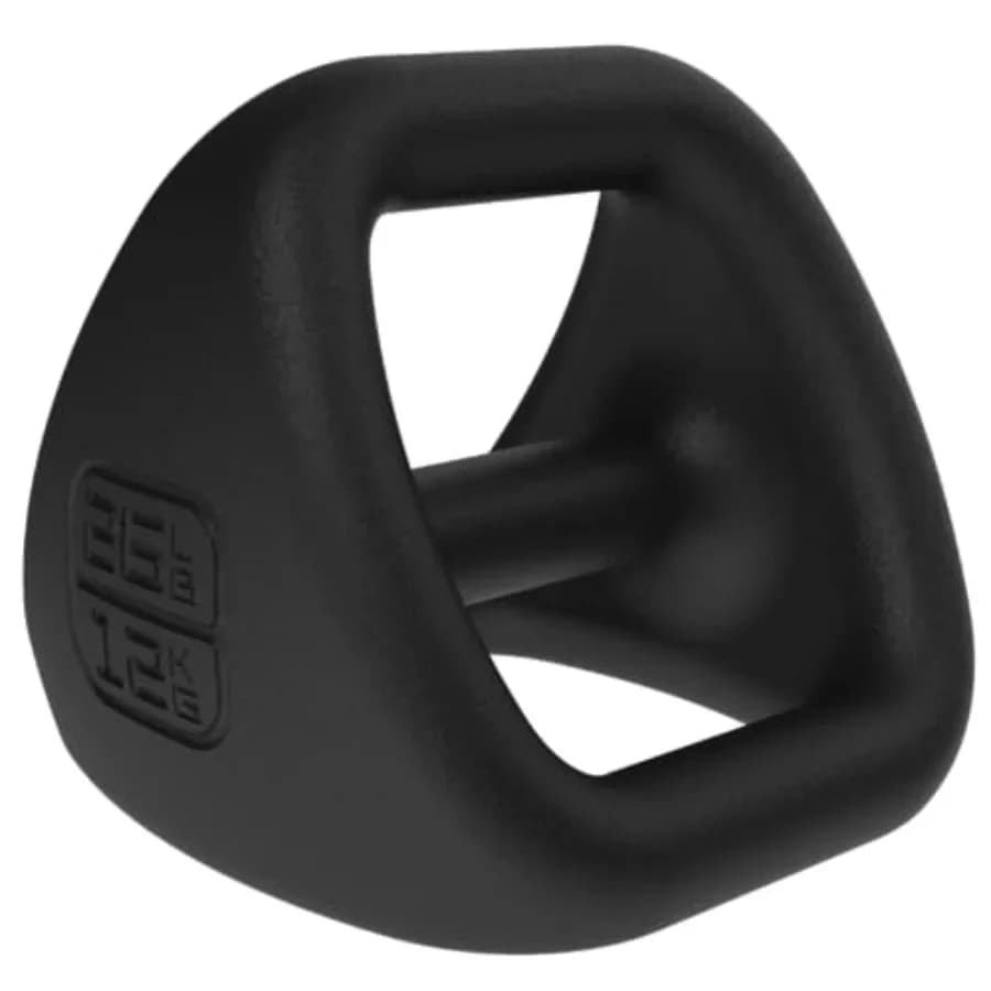 TRX Pro Series 3-in-1: Manubrio, Kettlebell e Supporto per Flessioni per Palestra Domestica, in Acciaio Verniciato a Polvere Nero, Grado Commerciale per Allenamento della Forza