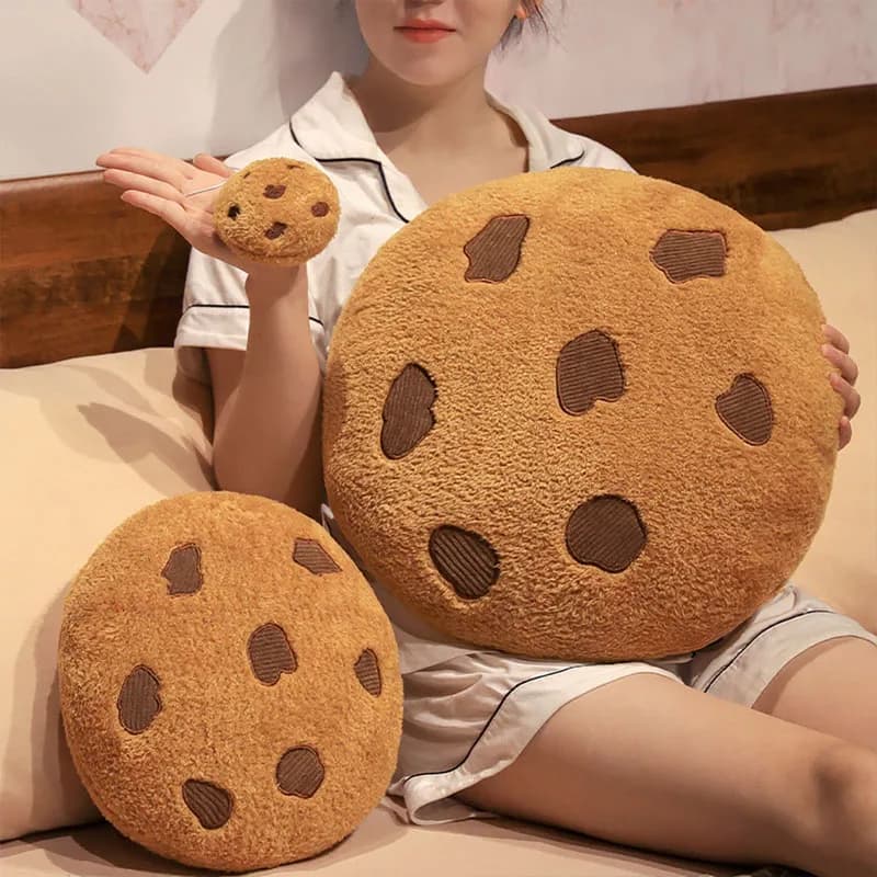 1-5 pezzi cuscino per biscotti in peluche per camera da letto e divano cuscino decorativo per sedile cuscino per pisolino morbido cuscino per seduta regalo di Natale