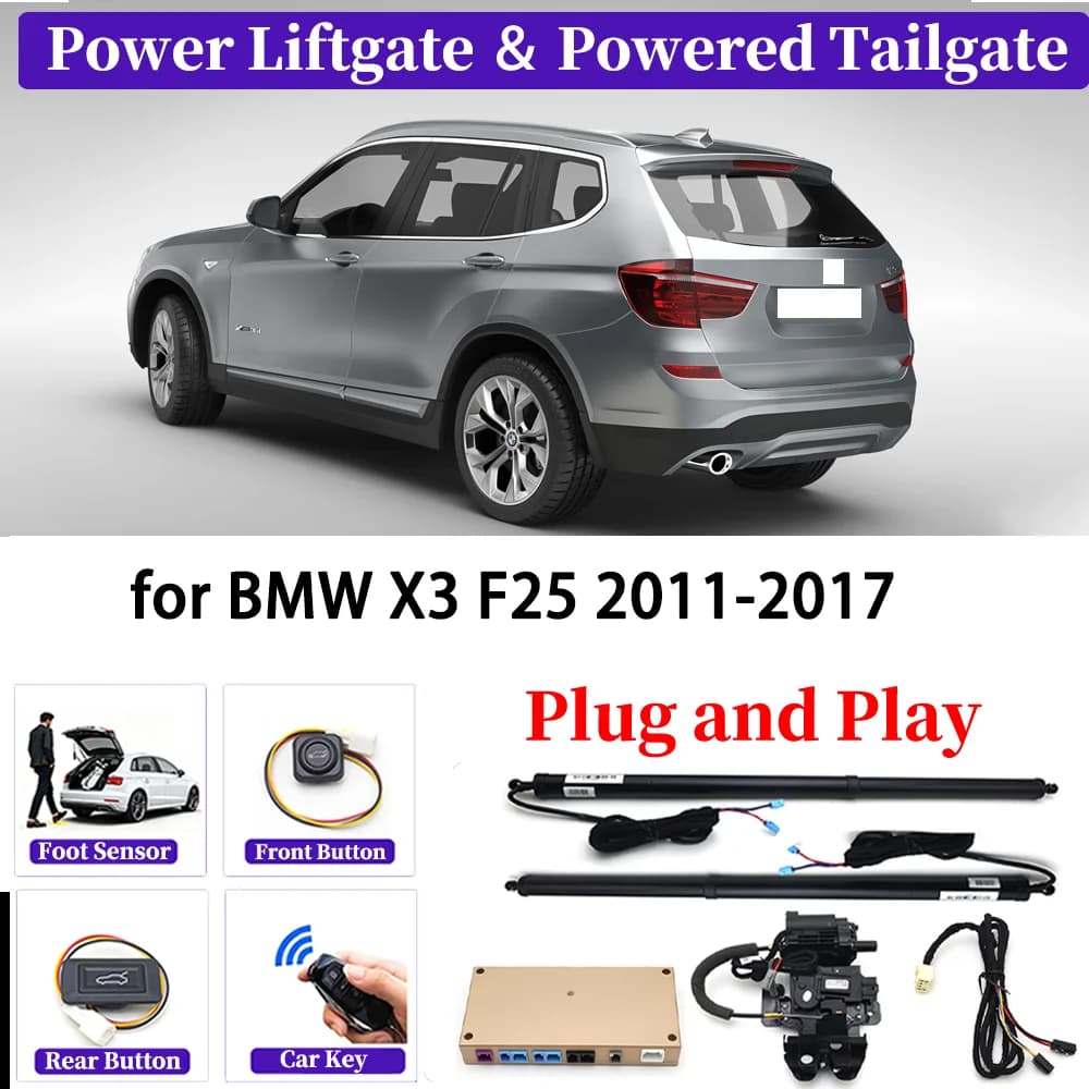 ZJCGO per BMW X3 F25 2011-2017 OEM Aggiornamento Auto Kit Portellone Elettrico Automatico Smart Auto Sistema Portellone Elettrico Plug and play