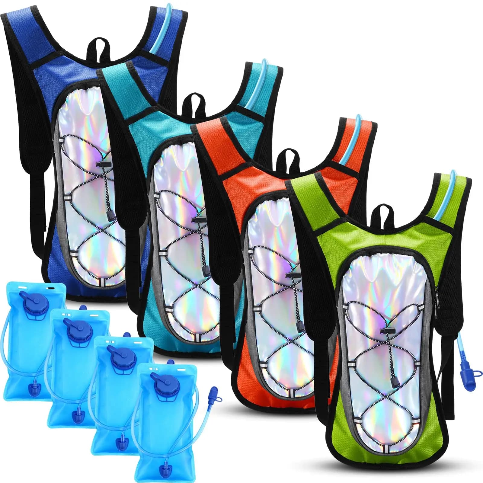 FANDAO 4 Water Backpack Running hydration backpack with 2 liters hiking water package for women Man Cycling ride Climbing Hiking