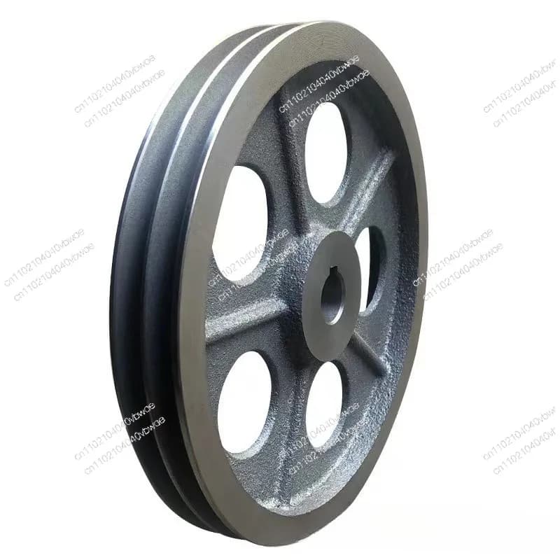 Puleggia a cinghia triangolare in ghisa tipo A/B/C, a scanalatura singola, doppia o a 3-4-5 scanalature, per motore, mandrino o albero motore