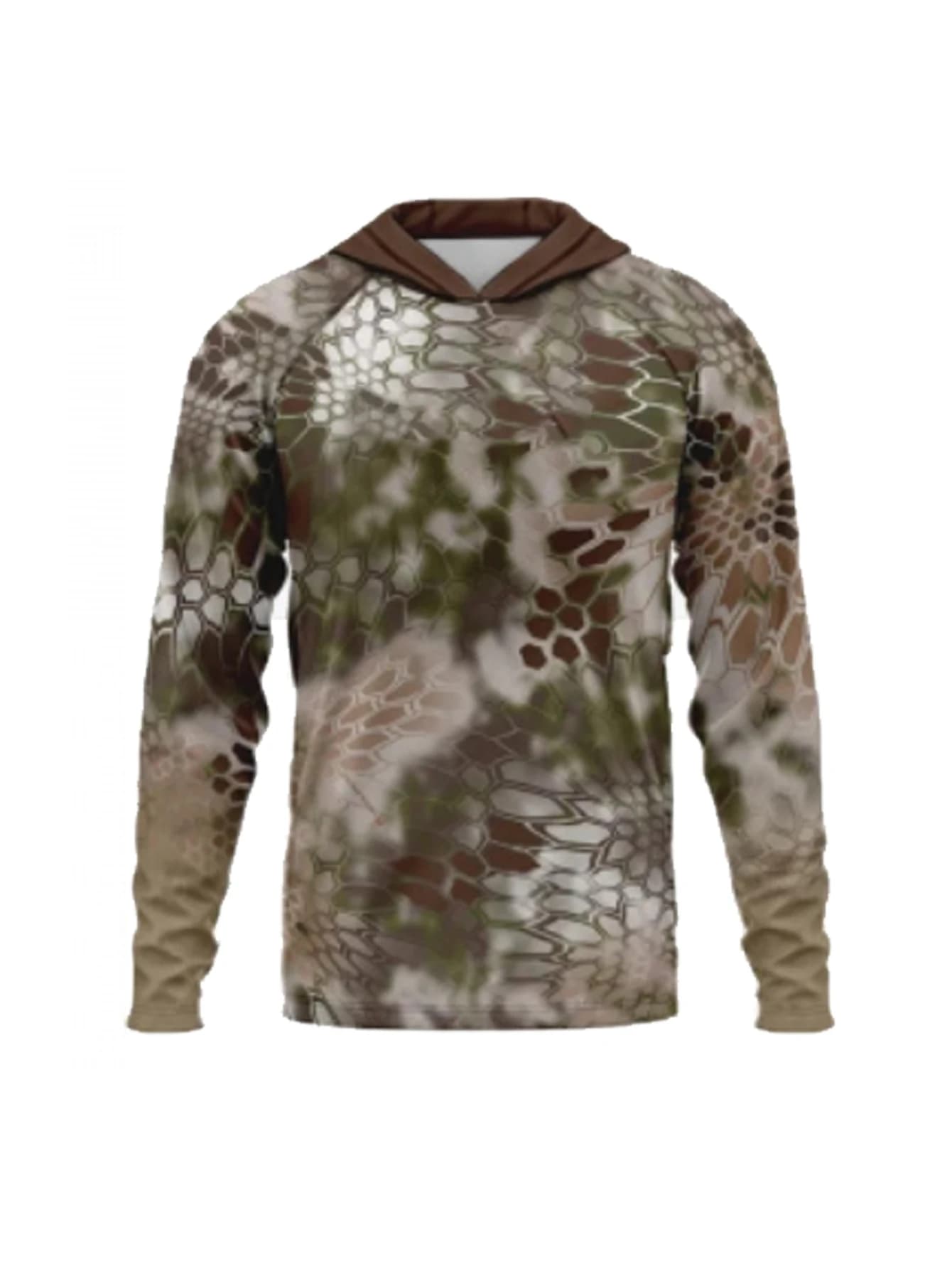 Abbigliamento da pesca Performance Felpa con cappuccio da pesca Protezione UV UPF 50+ T-shirt da pesca a maniche lunghe da uomo Top traspiranti