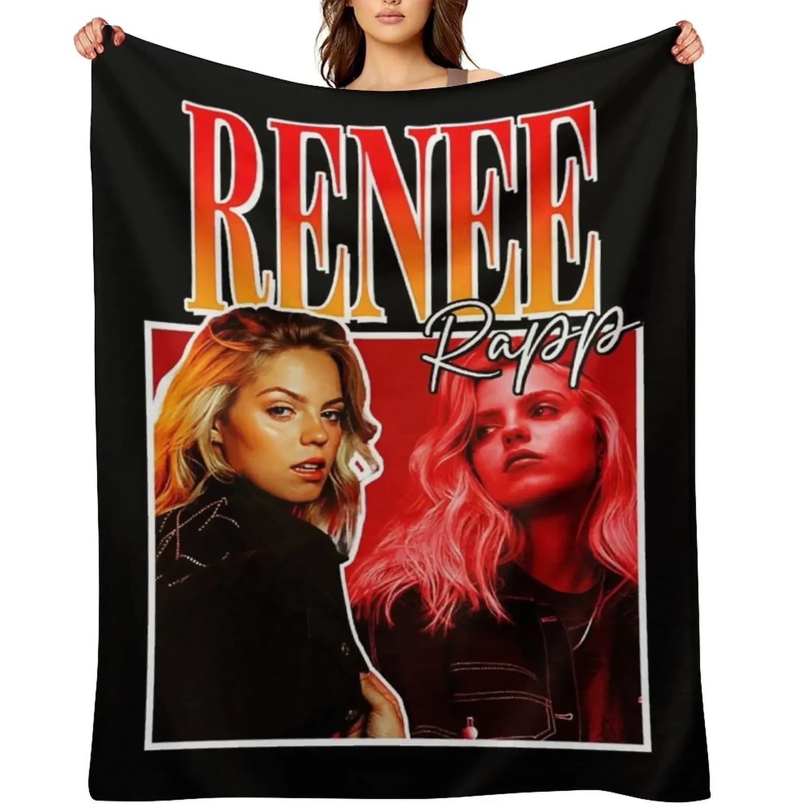 Renee Rapp Throw Blanket Single Custom Sofa Quilt Sleeping Bag Blankets