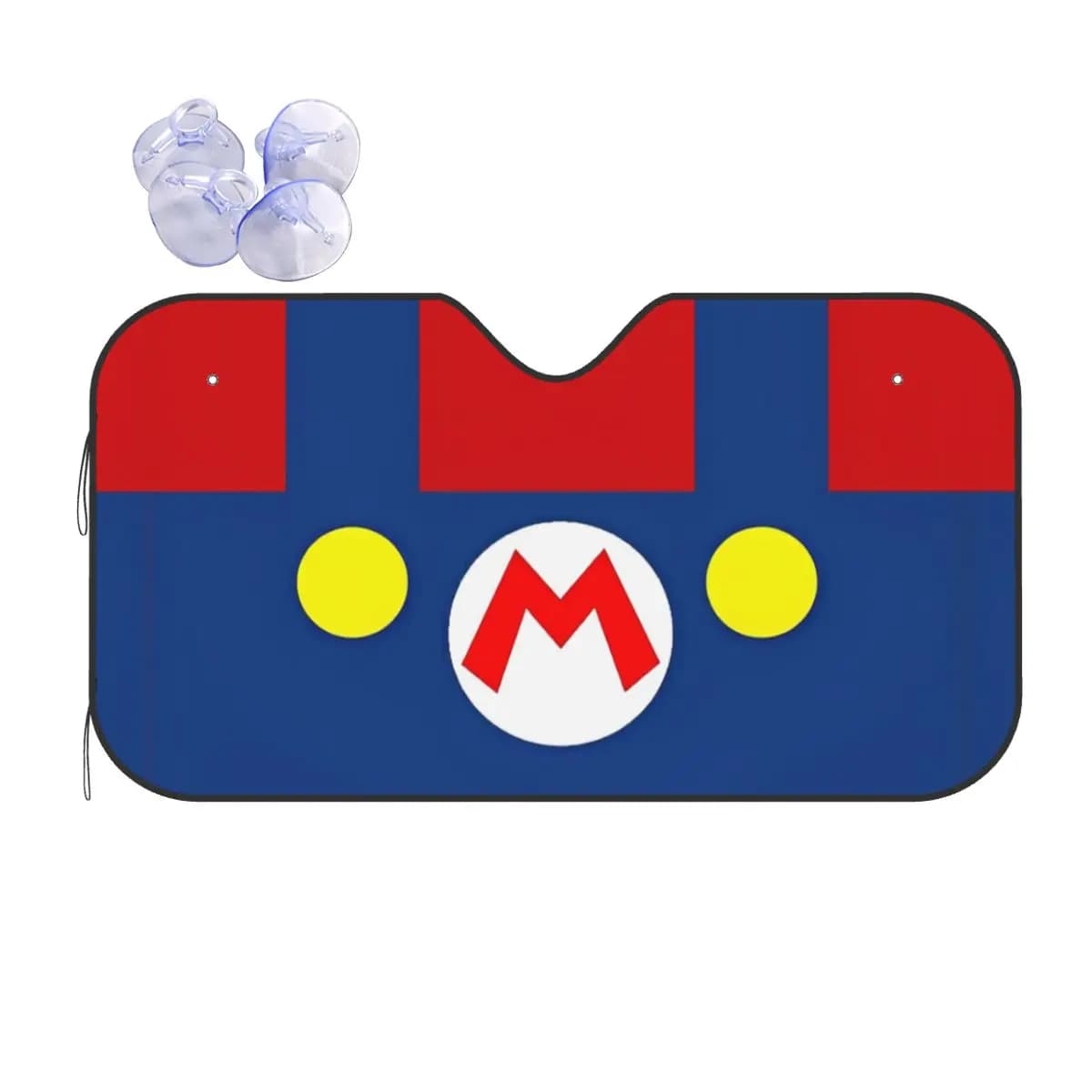 Parasole per parabrezza Marios M Logo Novelty 70x130cm, visiera parasole in lamina, protezione solare