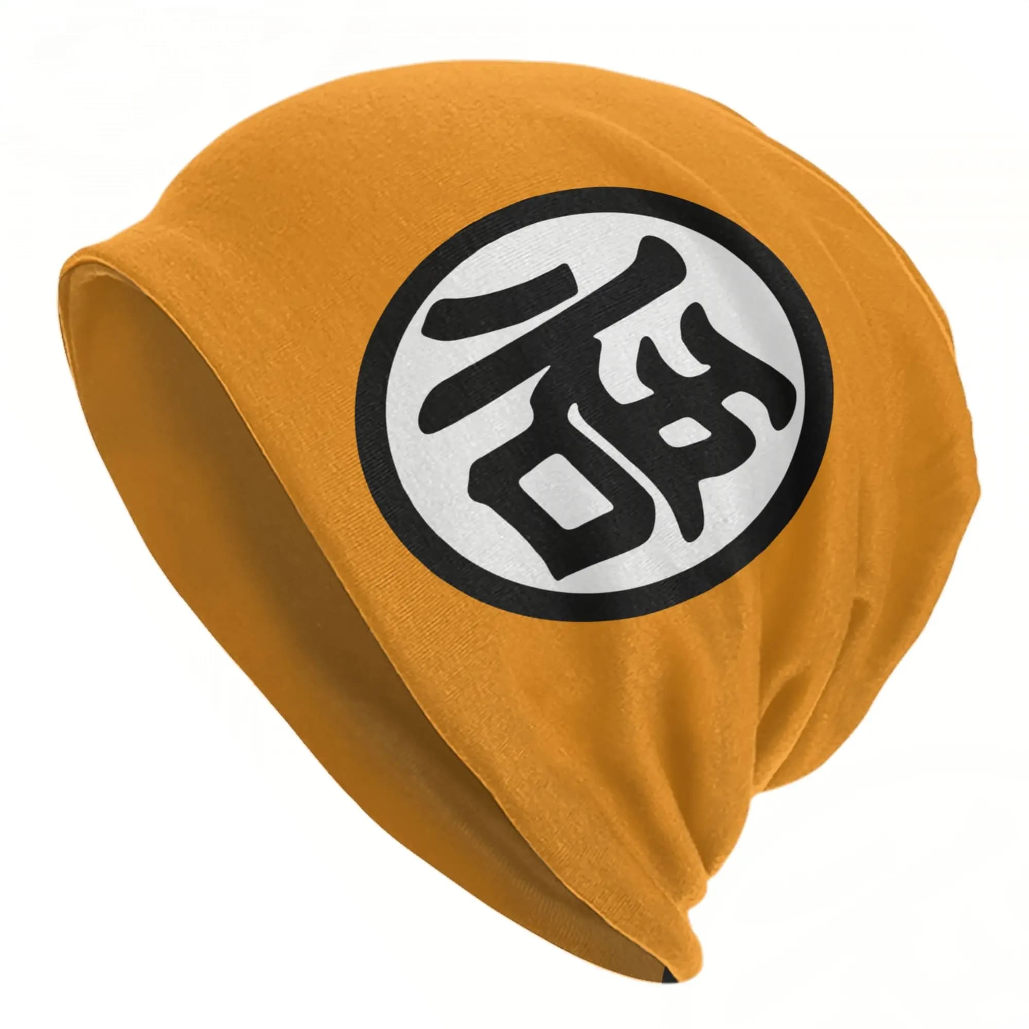 Goku Kanji Cap Master Roshi Kame Sennin DBZ Hip Hop Adult Street Skullies Beanies Hat Spring Warm Dual-use Bonnet Hats