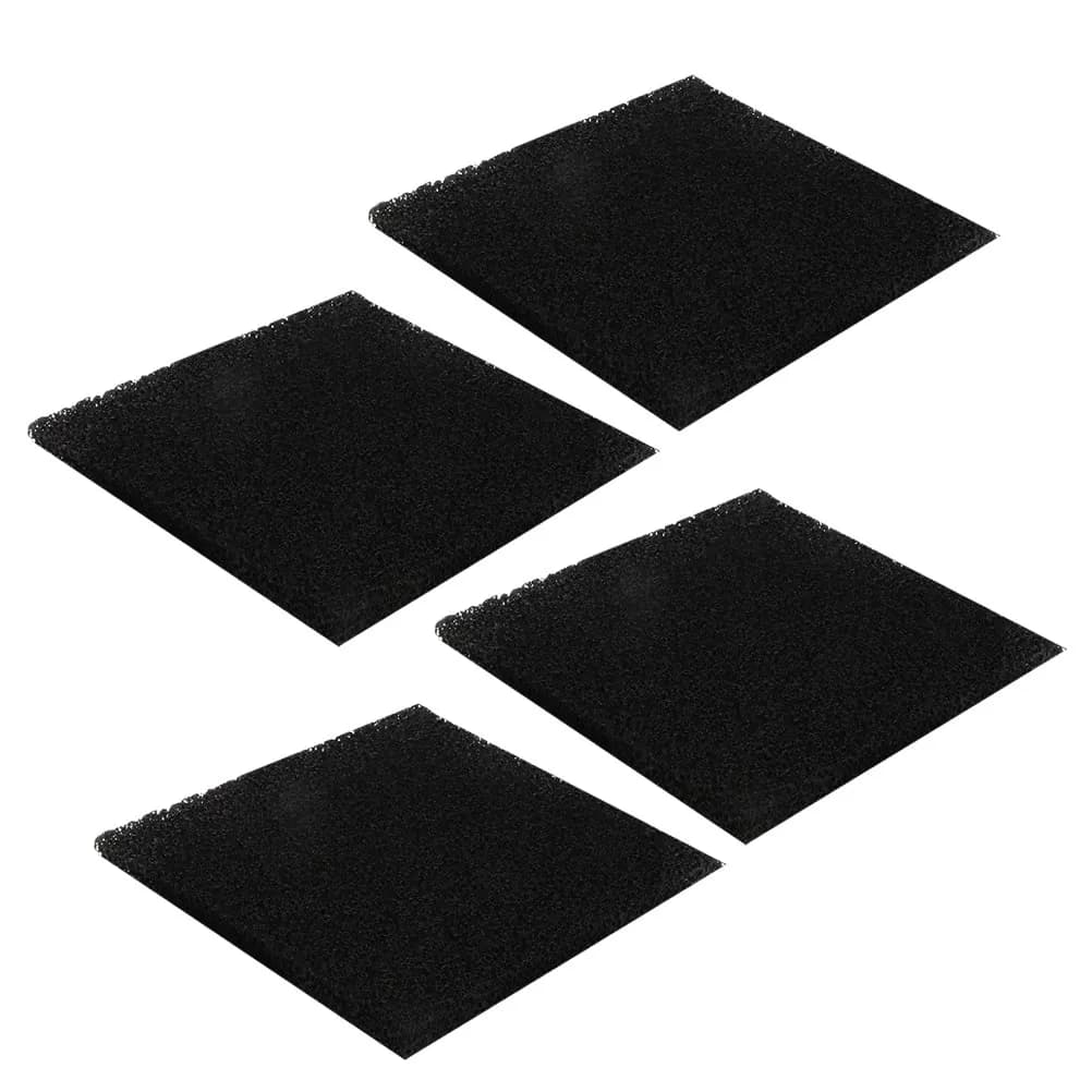 4Pcs Square Charcoal Filters Compost Bin Filter Pad Kitchen Trash Can Filter Replacement Charcoal Filters for Compost Bucket