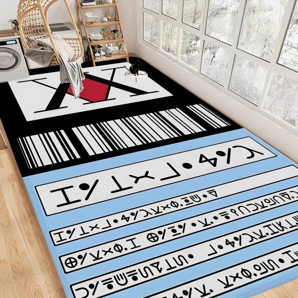 Anime Hunter X Hunter Door Mat Washable Non-Slip Living Room Sofa Chairs Area Mat Kitchen Doormat Area Rug