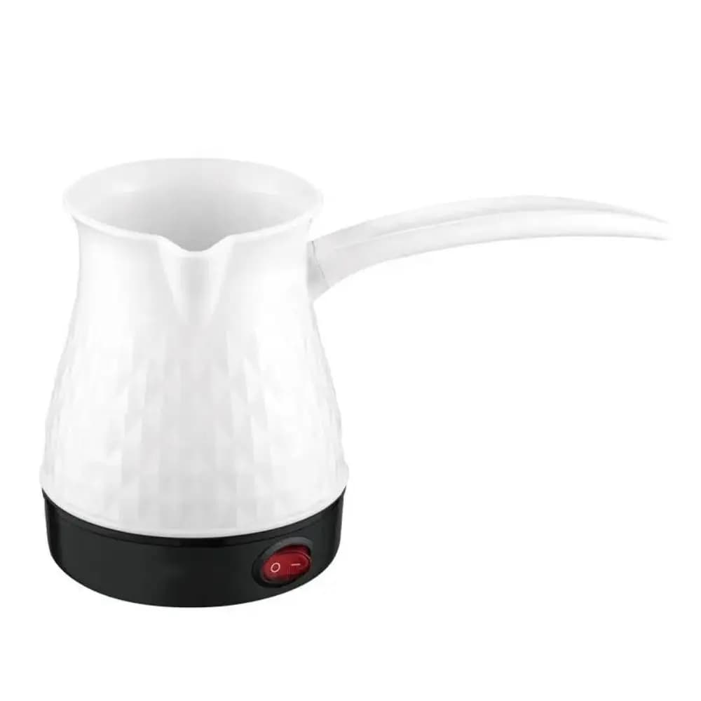 Coffeeware Electric Turkish Coffee Pot 600W Ergonomic Long Handle Espresso Kettle Plastic Mini Turkish Coffee Maker Restaurant