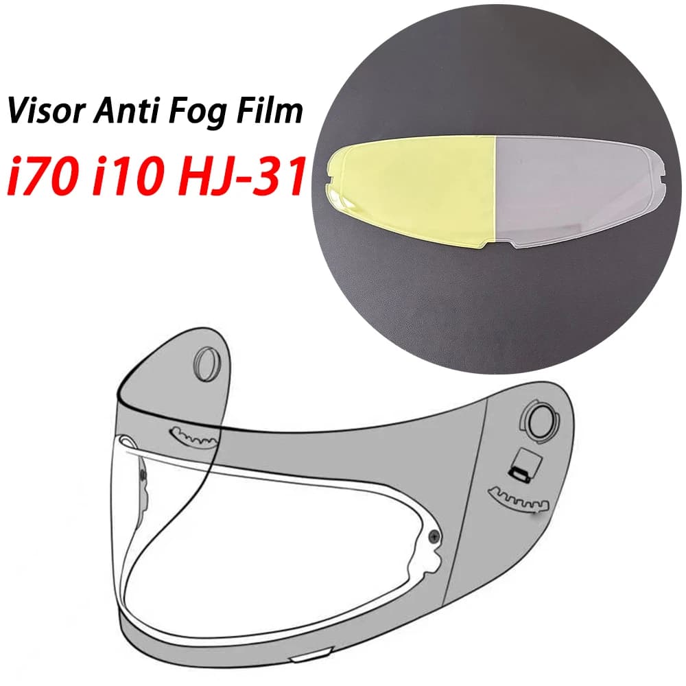 Visor inserts Film Anti Fog Motorcycle Helmet for HJC i70 i10 HJ-31 Moto Helmet Accessories Antifog Lens Film