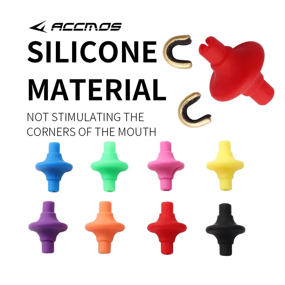 Perline per labbra con corda per tiro con l'arco con clip in rame da 2 pezzi universali per allenamento posturale con arco composto ricurvo