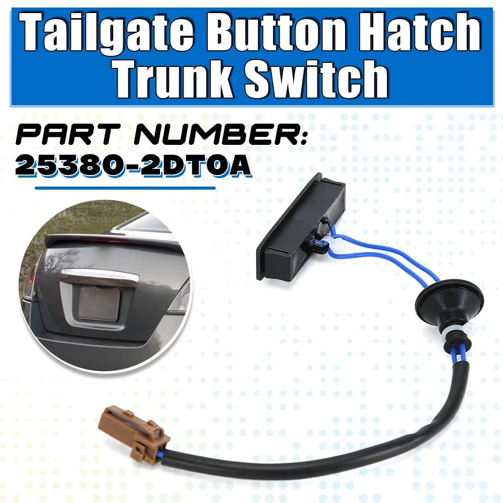 Trunk Switch Boot Release Opener Button Lid Switch For Nissan Altima Versa Maxima Murano Pathfinder 25380-2DT0A