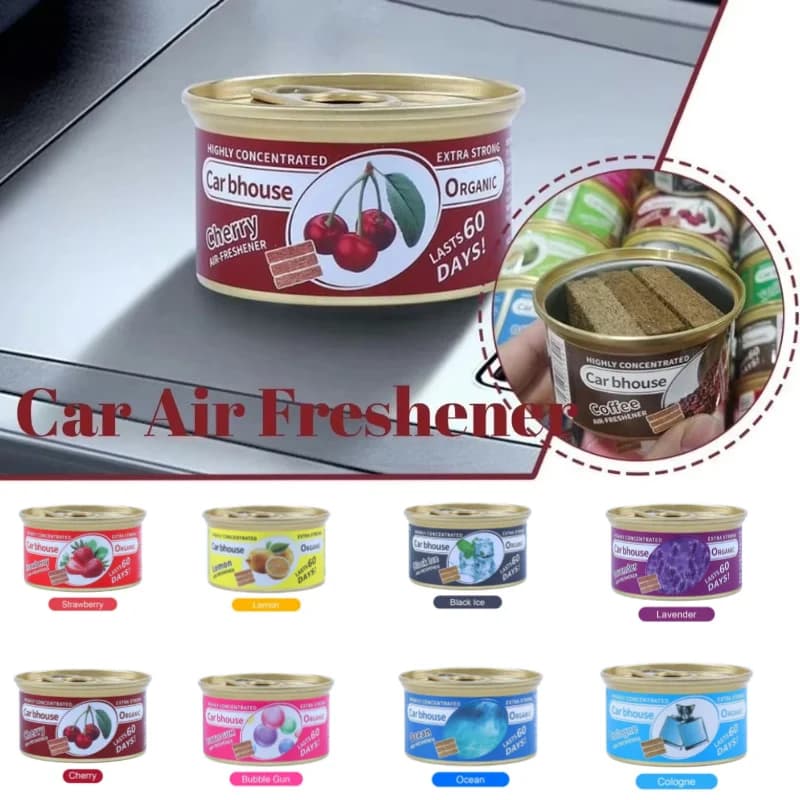 Deodoranti per auto Eliminatore di odori Essenziale Fragranza a lunga durata Limone Ciliegia Oceano Fragola Colonia Aromaterapia
