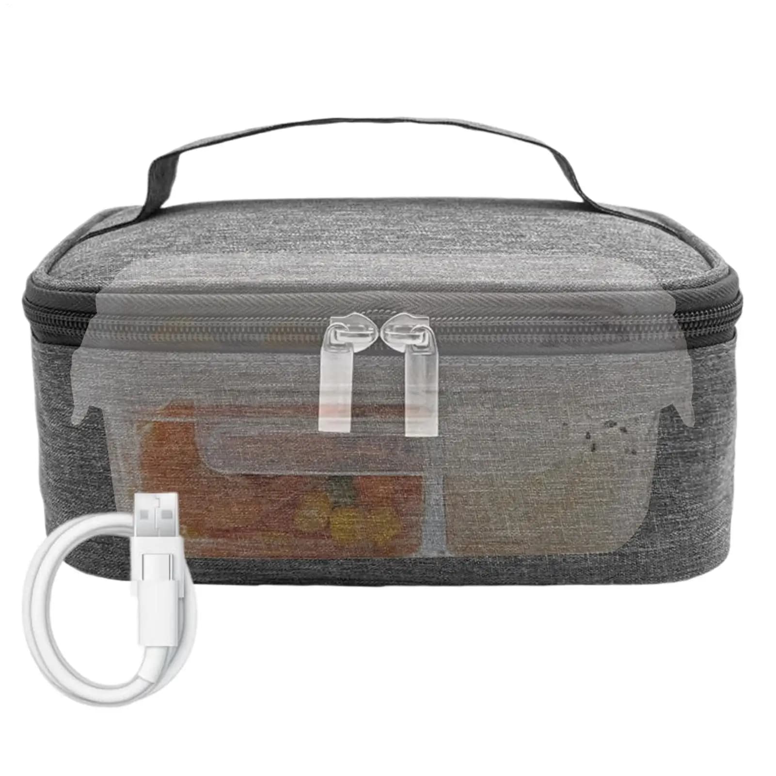 Scaldavivande portatile a 3 temperature, borsa termica a riscaldamento rapido per uomini e donne, per auto, camion, lavoro, viaggi, campeggio, picnic all'aperto