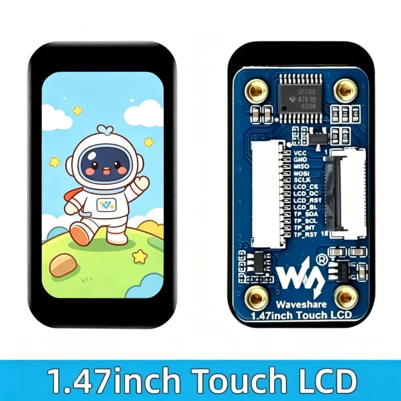 Display LCD da 1,47 Pollici AXS5106L TouchScreen JD9853 172x320 per Raspberry Pi / Pico / ESP32