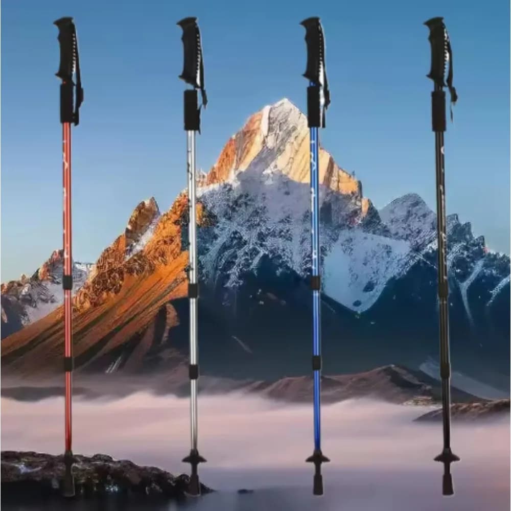 Ultralight Climbing Sticks, Hiking Pali Trekking, Fast Closure Excursion Sticks, Carbon Fiber Pali