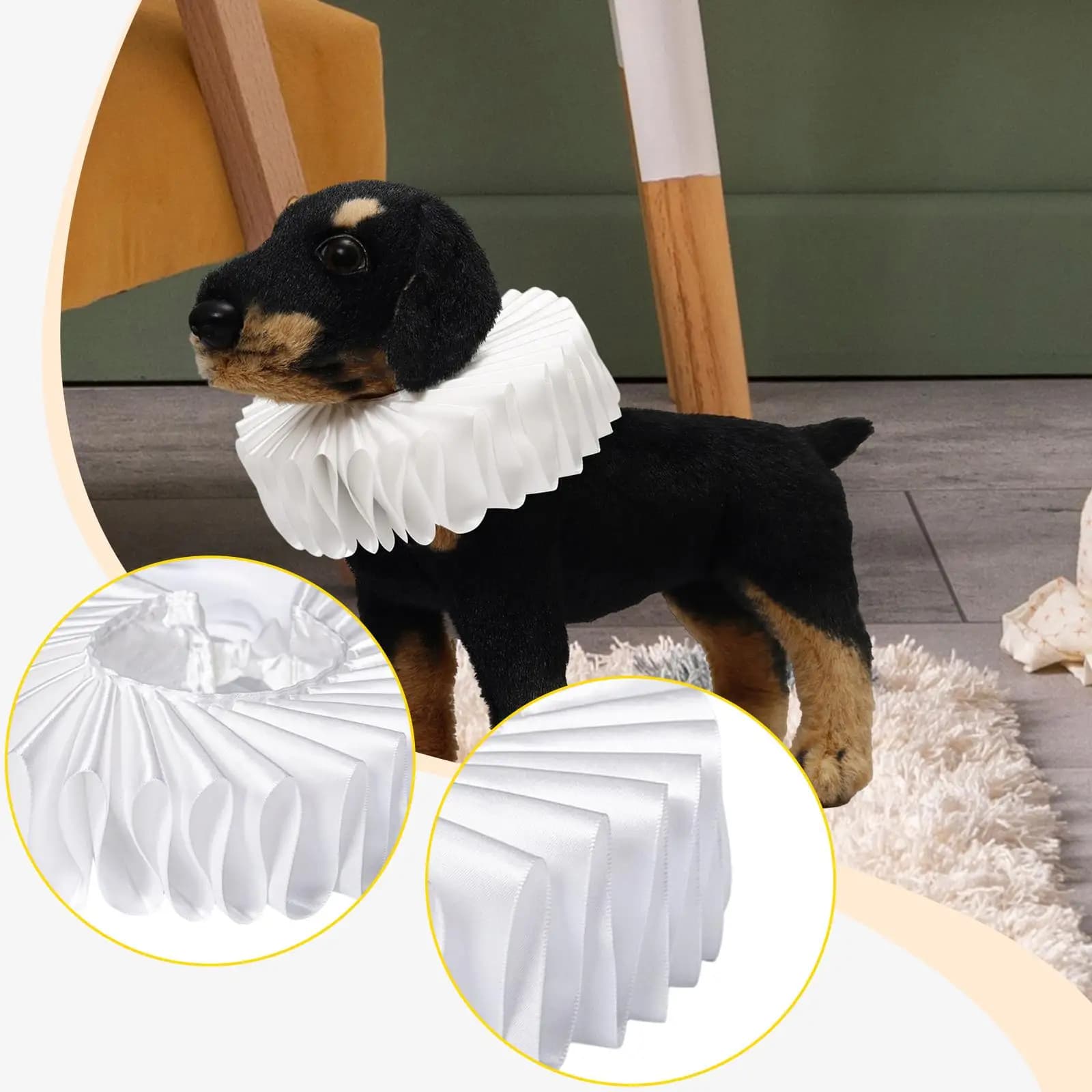 Collare per cani e gatti, collare da clown Accessori per costumi Forniture per animali domestici per matrimoni di Halloween