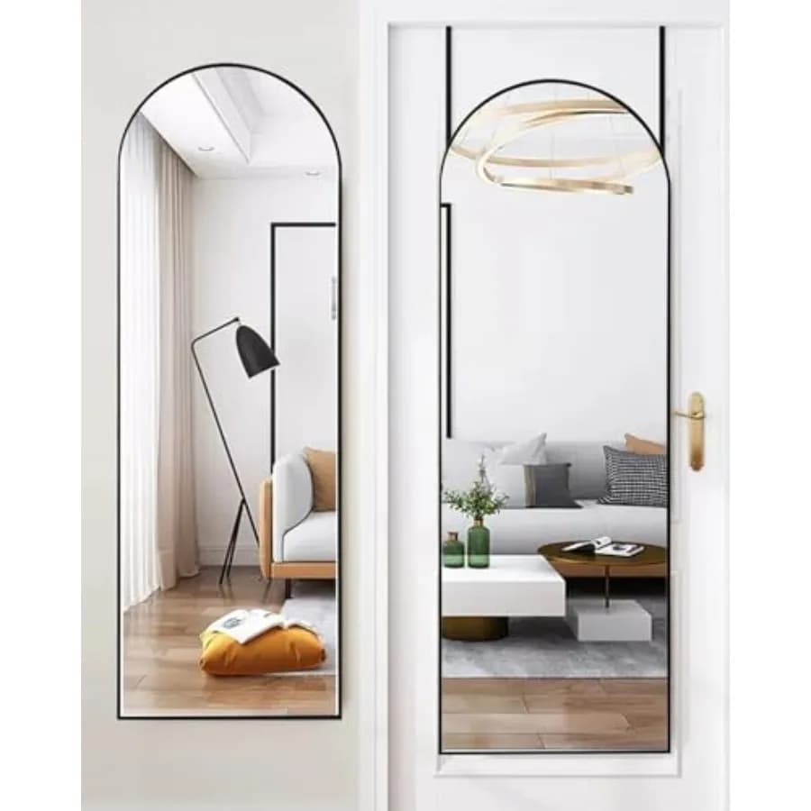 Specchio Moderno a Figura Intera 50x16 - Specchio da Appendere alla Porta per Bagno, Camera da Letto, Soggiorno, Spogliatoio