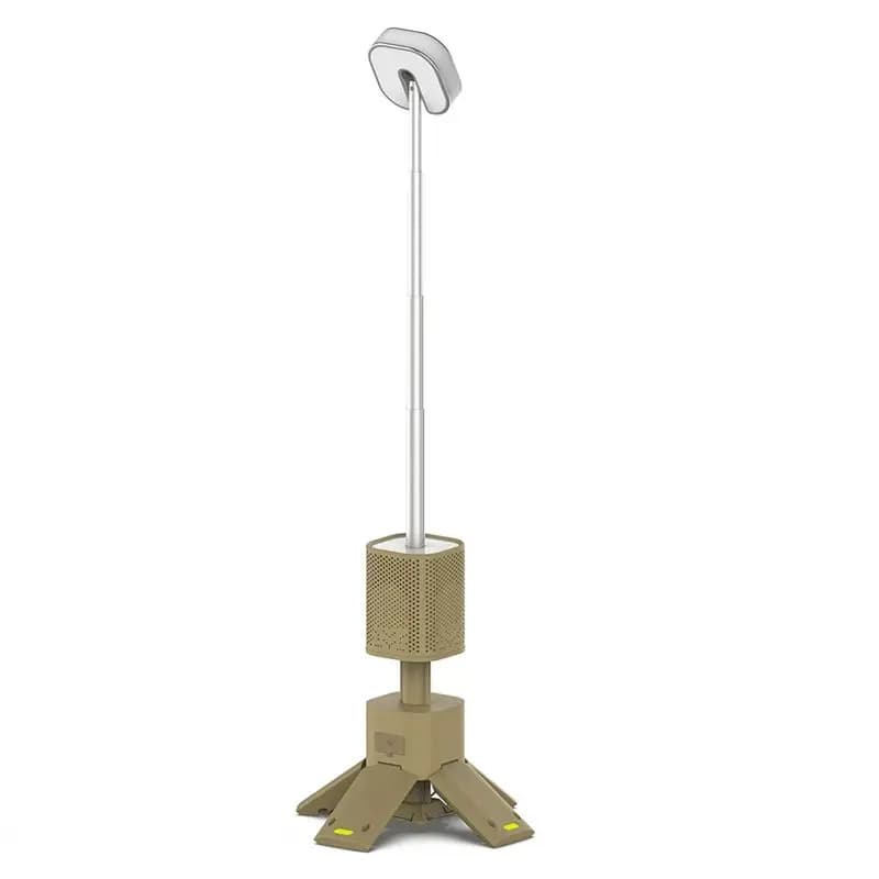 Lampada da Campeggio Telescopica per Esterni Fresh Outdoor 14000mAh, Luce da Lavoro LED Portatile con Altoparlante Bluetooth per Emergenze, Escursionismo, Pesca