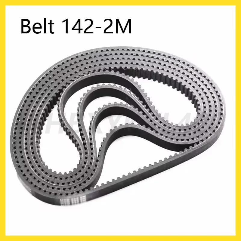 Cinghia sincrona in gomma HTD 2M 142, adatta per spazzatrici da skateboard/spazzole Dyson