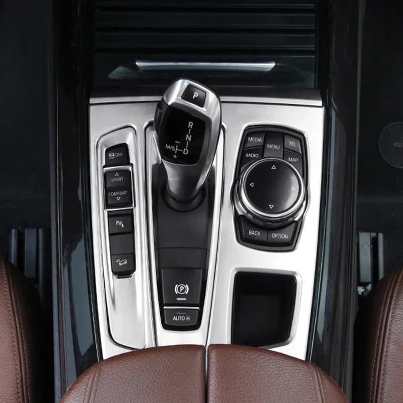 For BMW X5 X6 F15 F16 Auto Gearshift Air Conditioned CD Wall Mount Trim Wall decal Interior Car Accessories