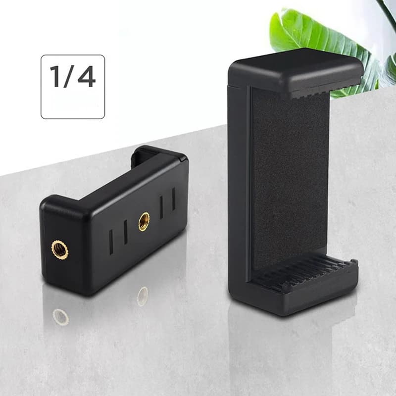 Supporto universale per telefono con clip, supporto per selfie, treppiede, monopiede per telefono