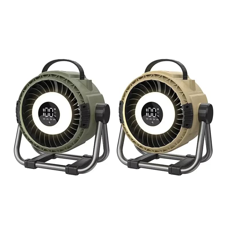 for H10 Portable Outdoor Rechargeable Camping Fan 20000mah Battery Remote Control with LED Lighting Power Bank
