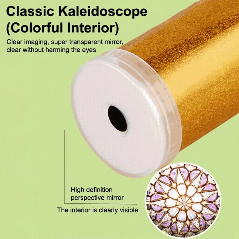 * * DIY Rotating Kaleidoscope Kit Funny Classic Kaleidoscope Toy Scientific Experiment Educational DIY Toys For Children Gifts