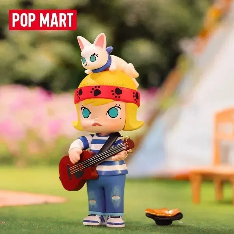 POP MART MOLLY Imaginary Wandering Series Blind Box Mystery Box Guess Bag Anime Figure Cute Toys Doll Desktop Ornaments Collecti